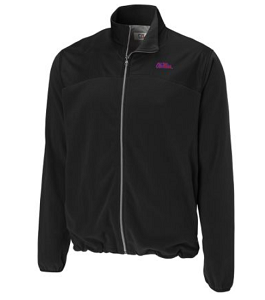 Ole Miss Rebels Arboretum Full Zip Fleece - Black